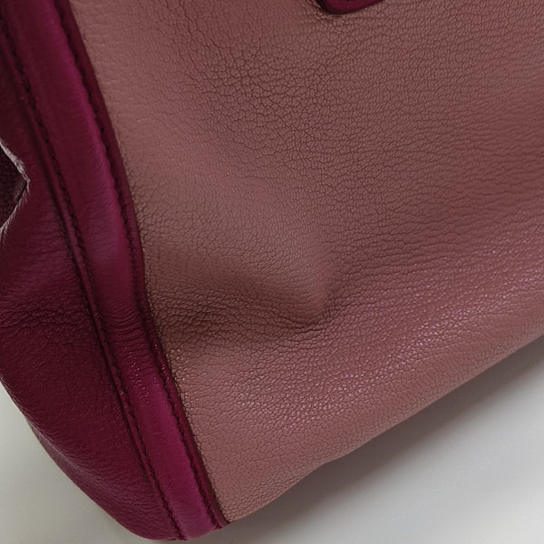 Calfskin Tote Bag Pink