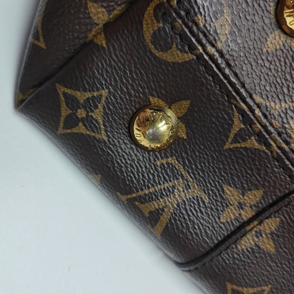 MELIE Monogram Coated Canvas Brown