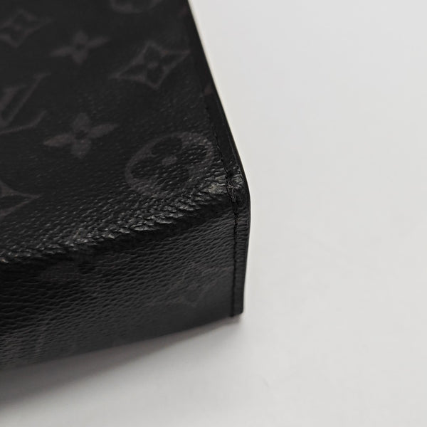 Pochette Voyag MM Monogram Coated Canvas Black