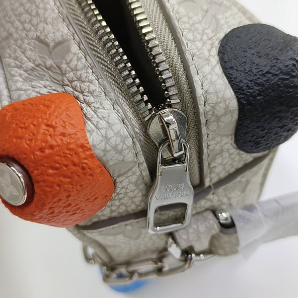 SOFT TRUNK Mini Monogram Calfskin Silver