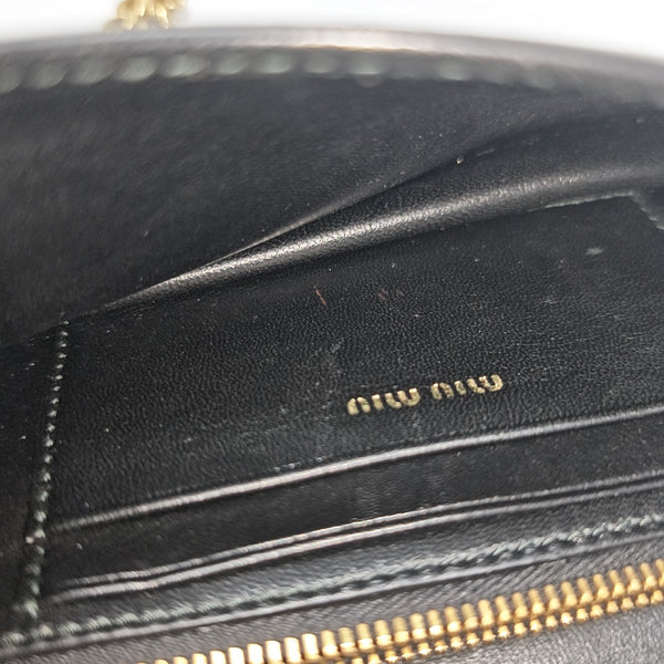 Matelassé Lambskin Black