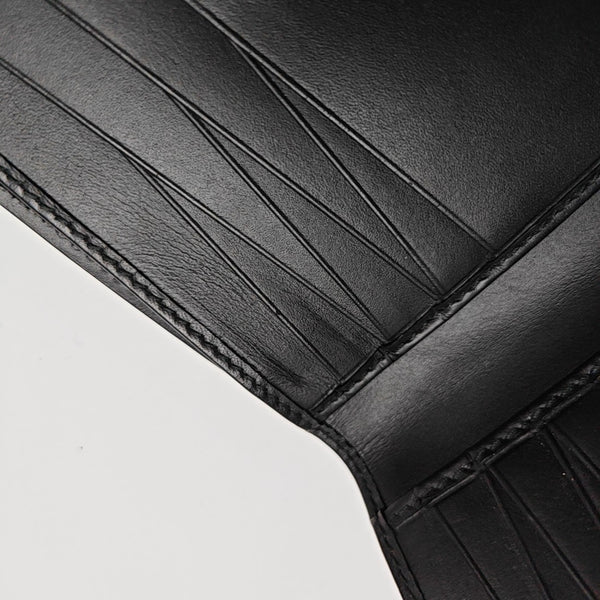 Monogram Calfskin Wallet Black