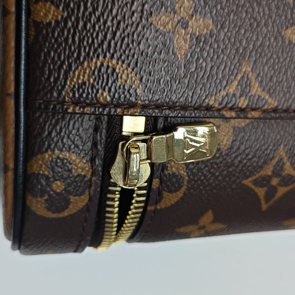 Vanity Chain Pouch Monogram Coated Canvas Brown