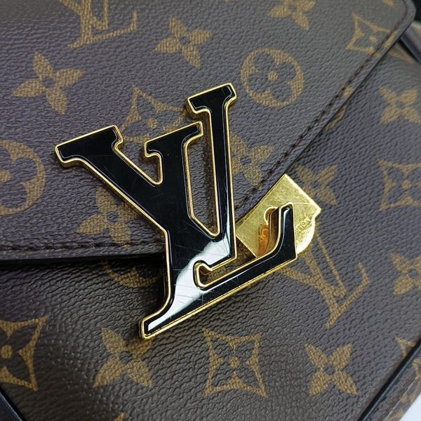 PASSY Monogram Coated Canvas Brown