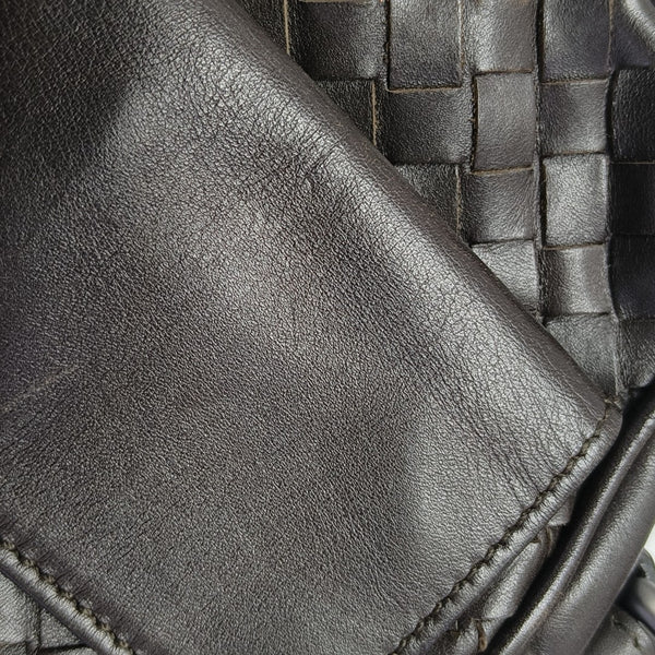 Calfskin Shoulder Bag Brown