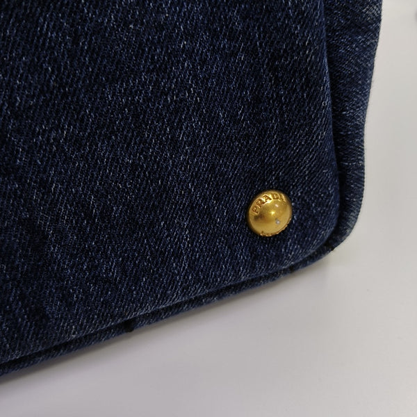 Denim Quilted Denim Blue