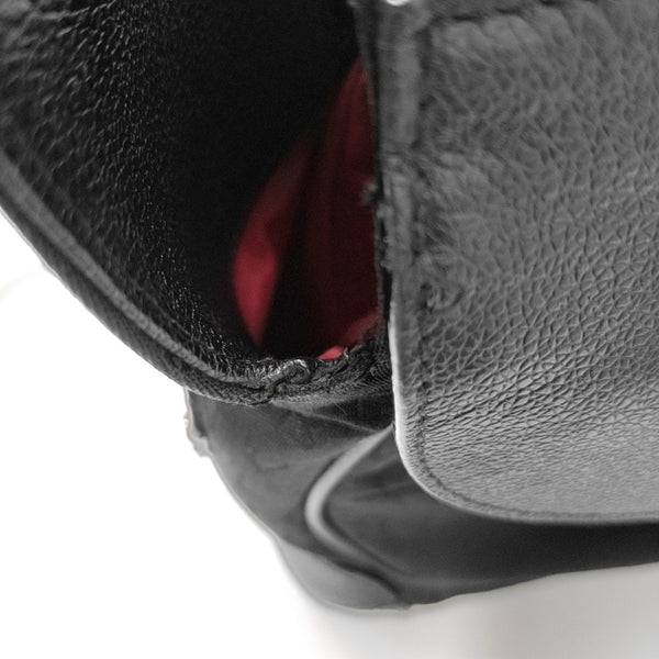 Canvas Top Handle Bag Black