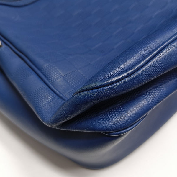 MICHAEL Damier Calfskin Blue