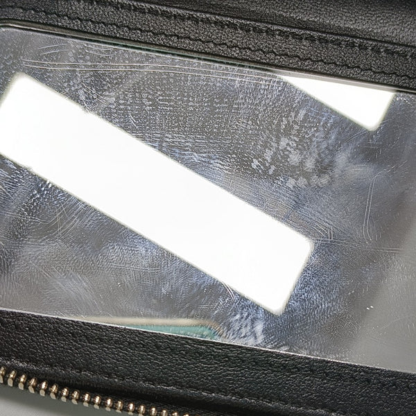 VANITY CASE Small Quilted Grained Calfskin Black