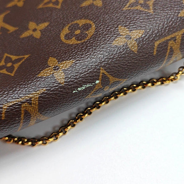 PALLAS Monogram Coated Canvas Brown