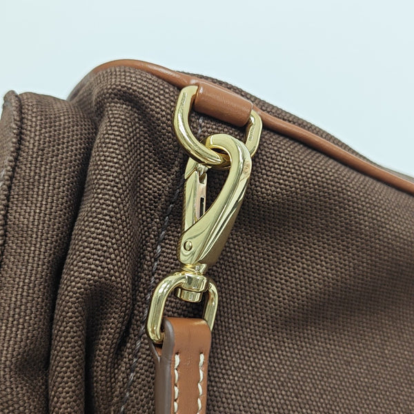 Fabric Backpack Brown