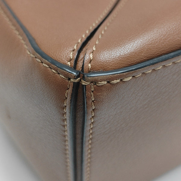 Puzzle Small Calfskin Brown