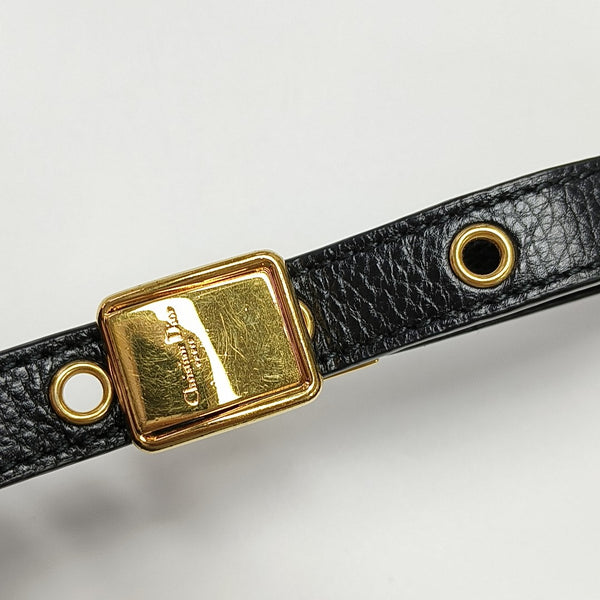 Dior Caro Small Cannage Calfskin Black