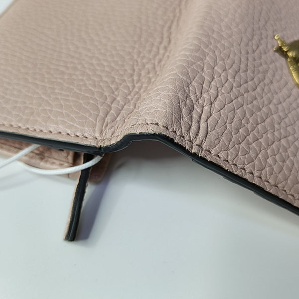 Animalier Calfskin Pink Wallet