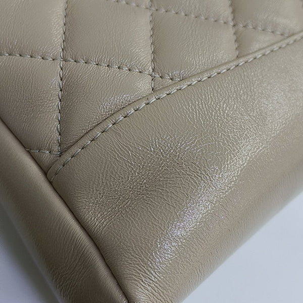 CHANEL 31 Mini Quilted Lambskin Beige