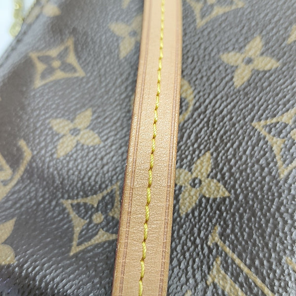 ACCESSOIRES GM Monogram Coated Canvas Brown