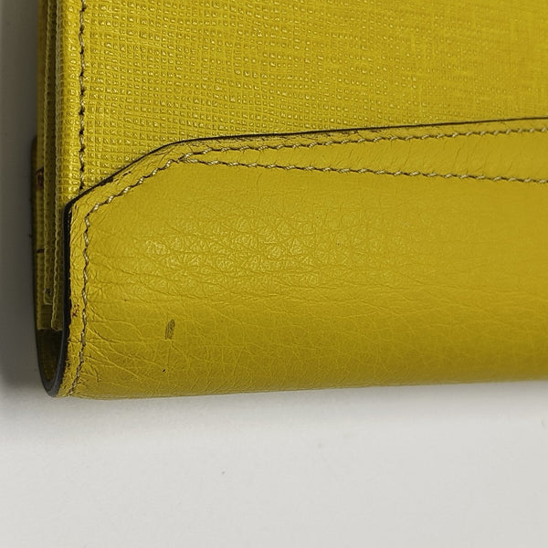 Calfskin Wallet Yellow