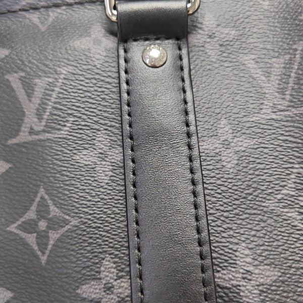 KEEPALL 25 Monogram Coated Canvas Black