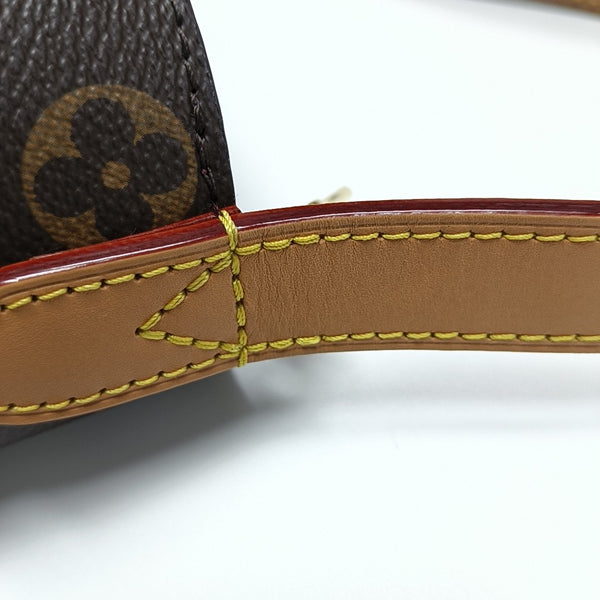ALL IN BB Monogram Coated Canvas Brown