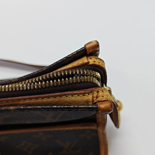 POPINCOURT Monogram Coated Canvas Brown