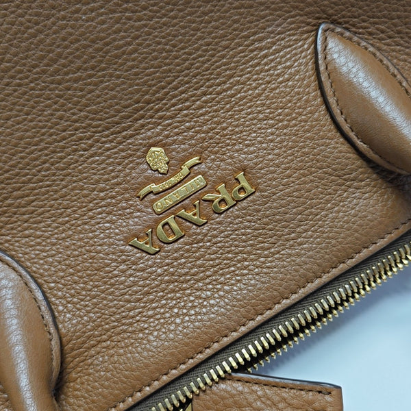 Calfskin Tote Bag Brown