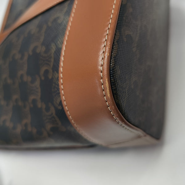 TRIOMPHE CANVAS Small Coated Canvas Brown