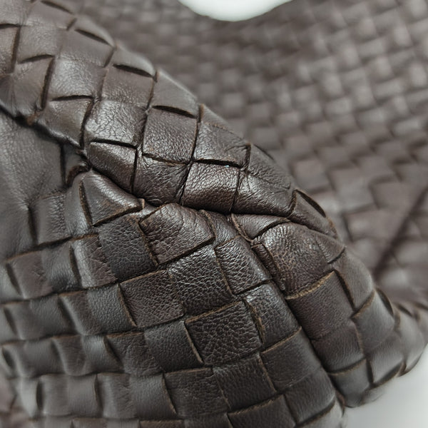 Calfskin Top Handle Bag Brown