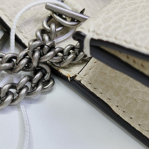 Dionysus Super Mini Calfskin White