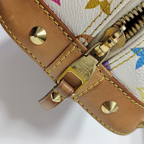 LV × TM ALMA PM Monogram Coated Canvas White