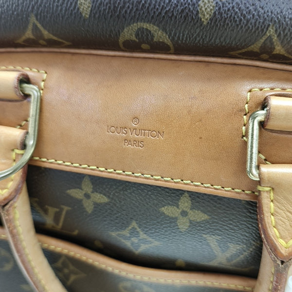 DEAUVILLE GM Monogram Coated Canvas Brown