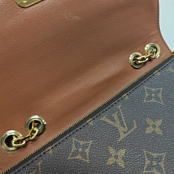 MARCEAU Monogram Coated Canvas Brown