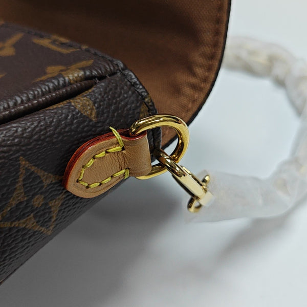 IVY Monogram Coated Canvas Brown