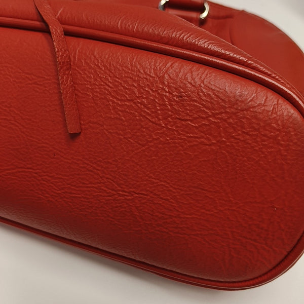 Calfskin Shoulder Bag Red
