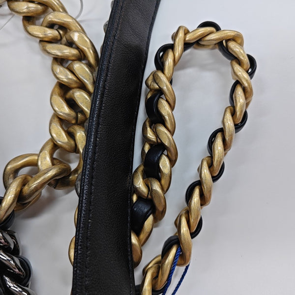 CHANEL 19 Maxi Quilted Lambskin Black