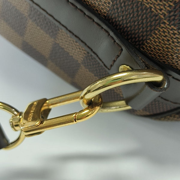 SPEEDY 25 Damier Ebene Coated Canvas Brown