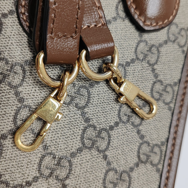 Retro Mini Monogram Coated Canvas Beige