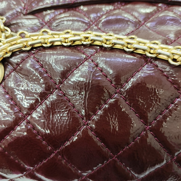 2.55 225 (small) Quilted Patent Leather Red