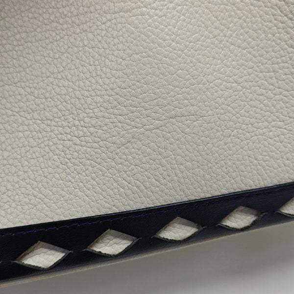 Calfskin Top Handle Bag White