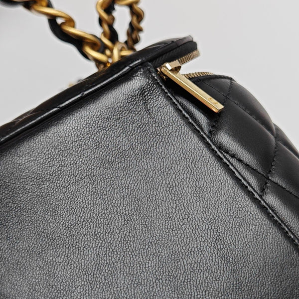 Quilted Lambskin Black