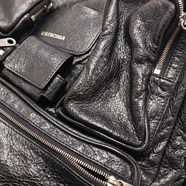 Lambskin Tote Bag Black