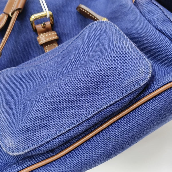 Canvas Backpack Blue