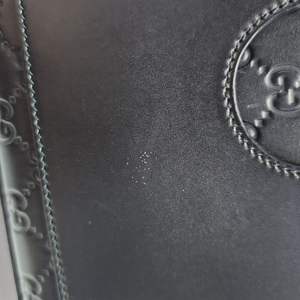 Padlock Small Calfskin Black