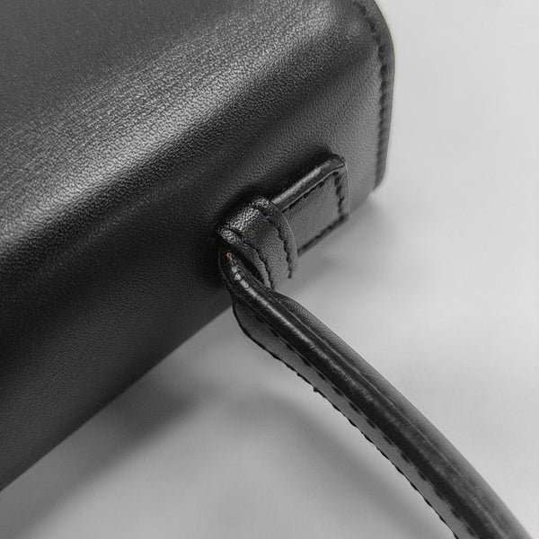 Calfskin Top Handle Bag Multicolor