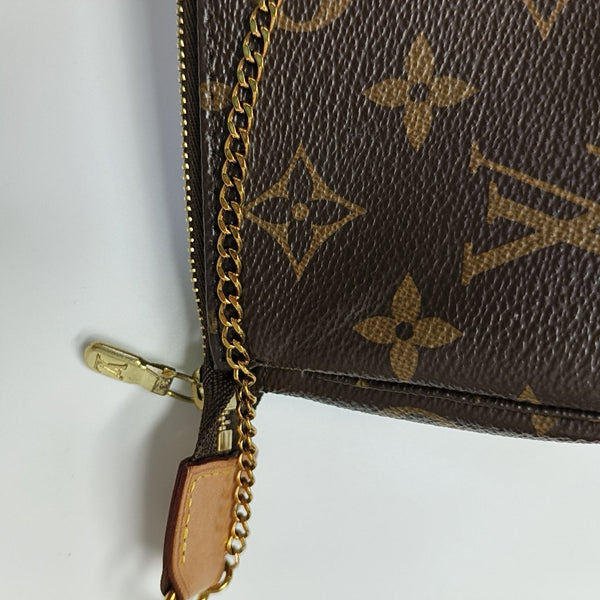 ACCESSOIRES Mini Monogram Coated Canvas Brown