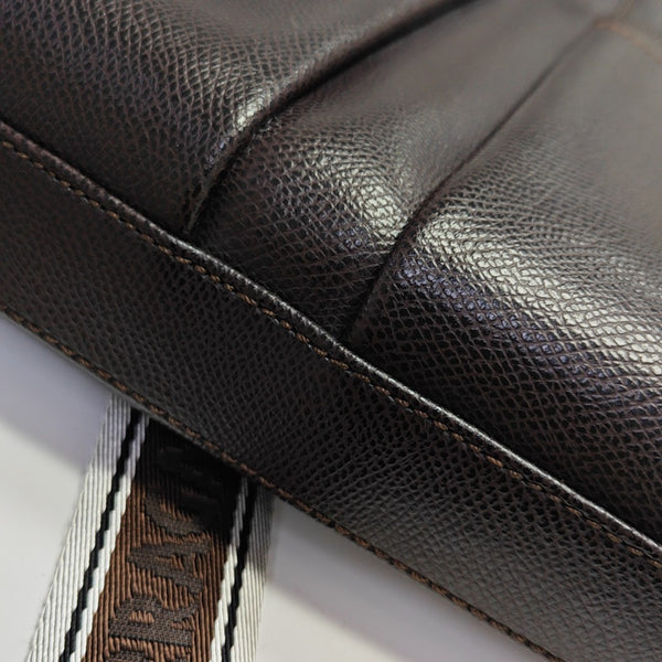 Calfskin Shoulder Bag Brown