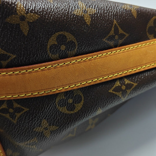 NOÉ MM Monogram Coated Canvas Brown