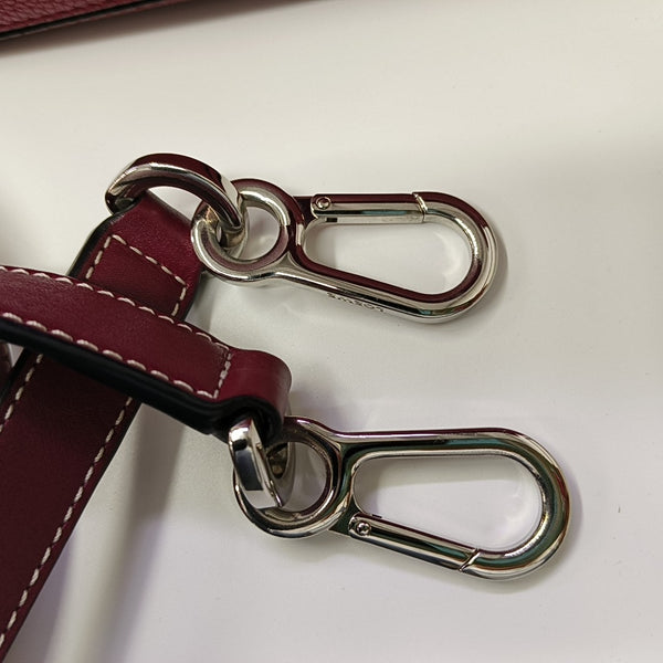 Puzzle Small Calfskin Red
