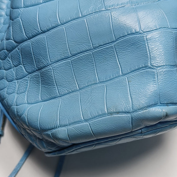 Le Cagole Mini Calfskin Blue