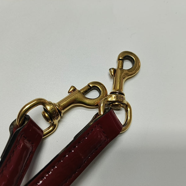 Bright Bit Patent Leather Red