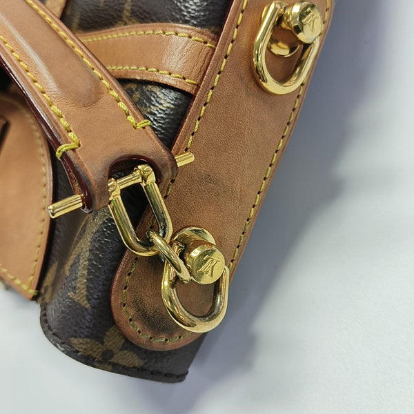 DUFFLE Monogram Coated Canvas Brown